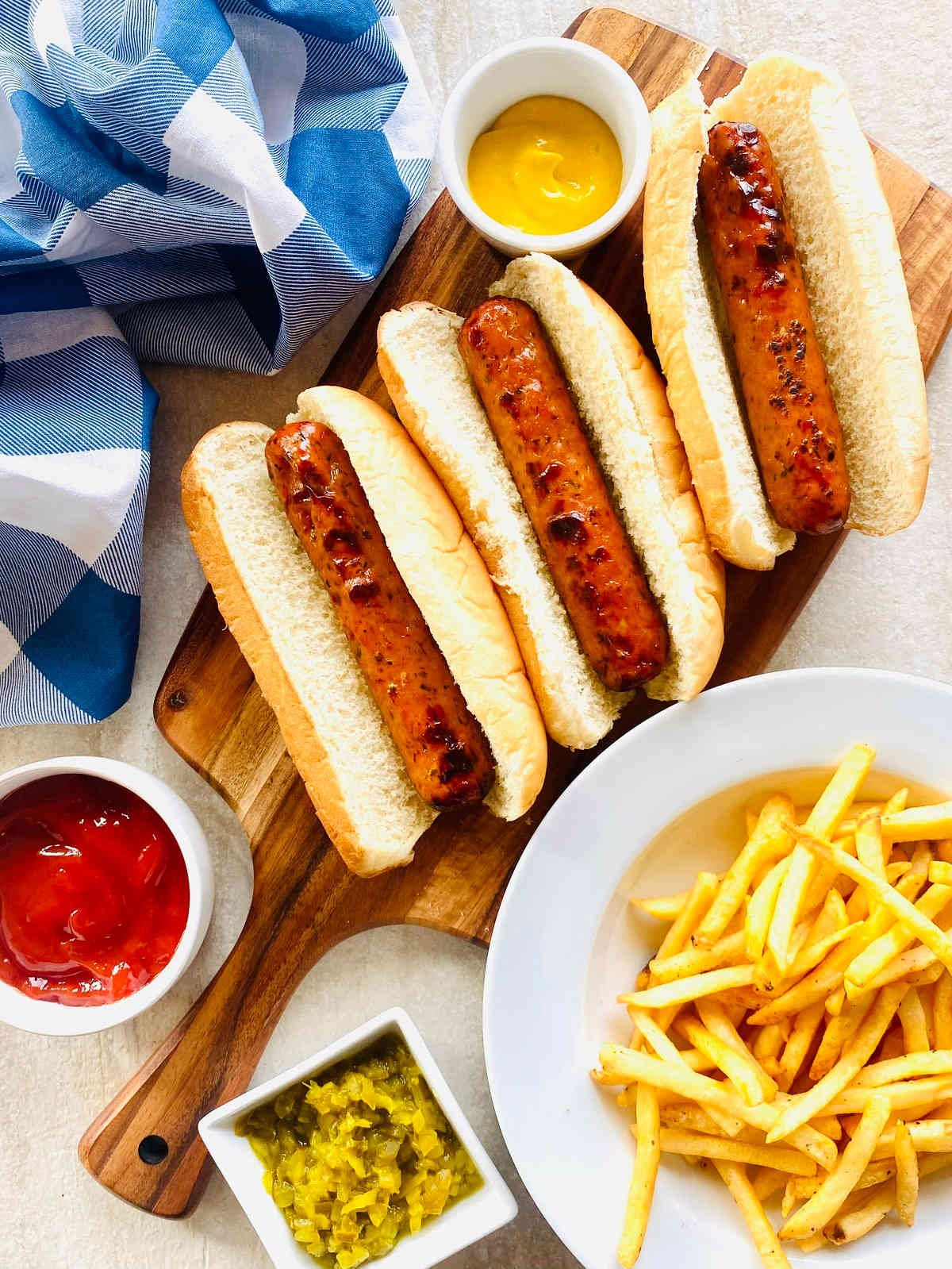 Air Fryer Chicken Sausage