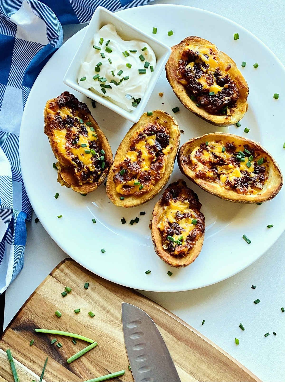 Air Fryer Potato Skins