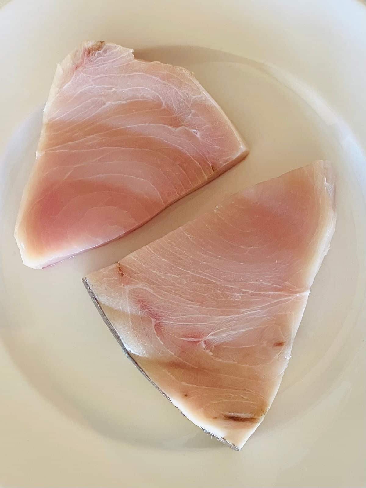 defrosted swordfish steak