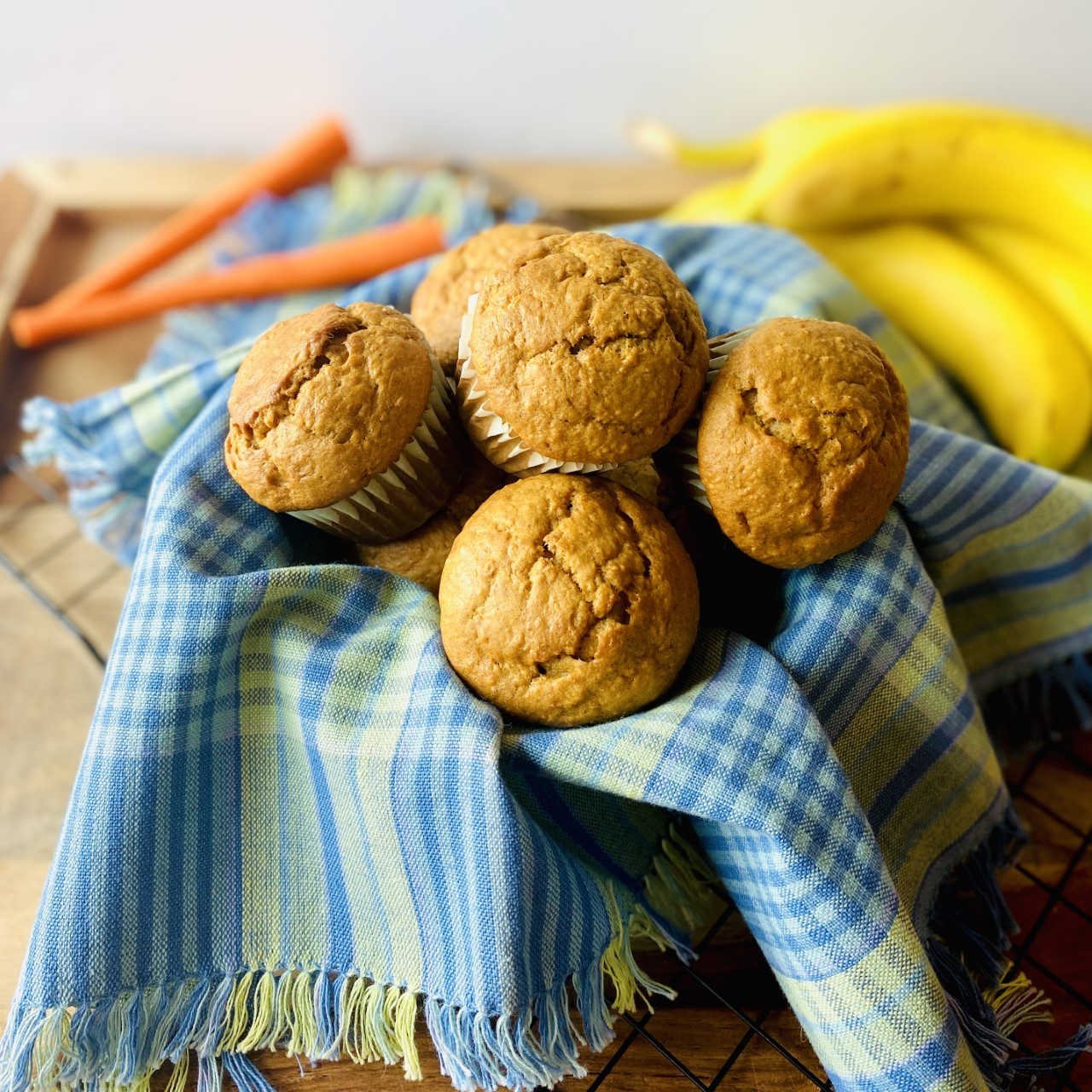 Banana Carrot Muffins
