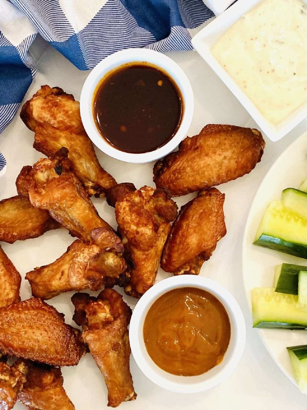 Brined Chicken Wings: Smoked, Baked, Grilled, Air Fryer and Deep Fried!