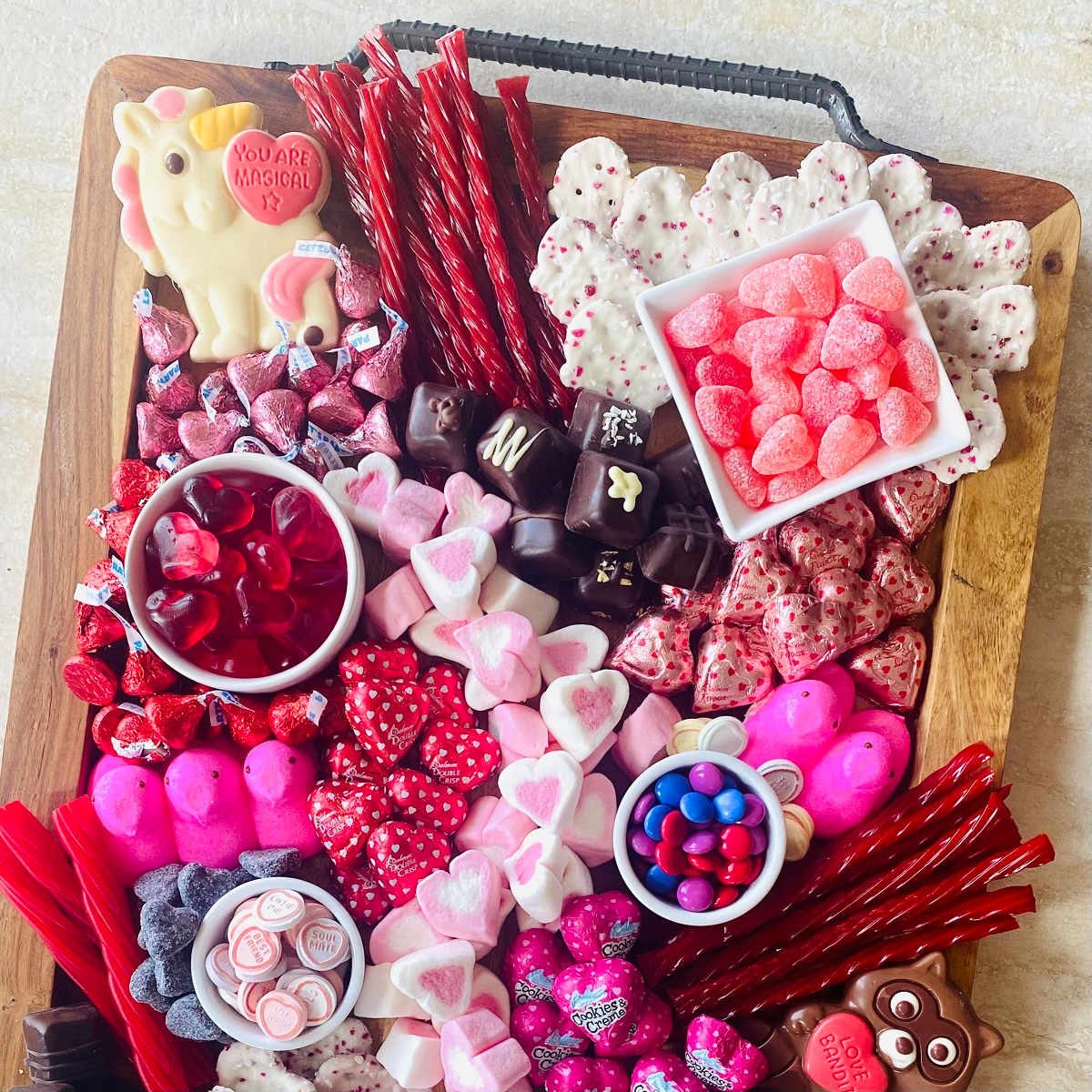 Valentine's Charcuterie Board recipe.