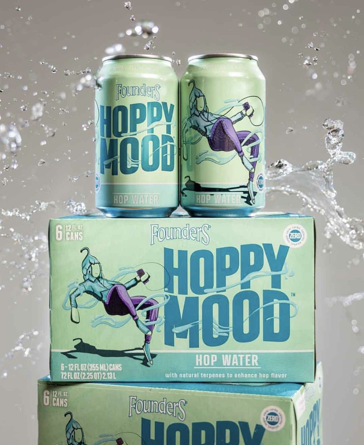 hoppy mood non alcoholic beer.