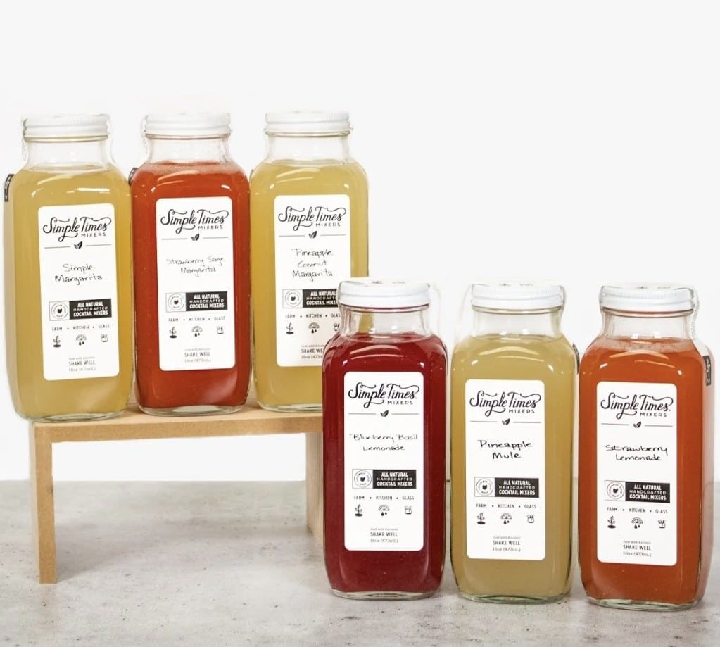 simple times no alcohol mocktail mixers.