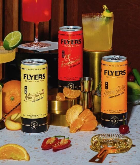 flyers cocktail varieties with cocktail tools.