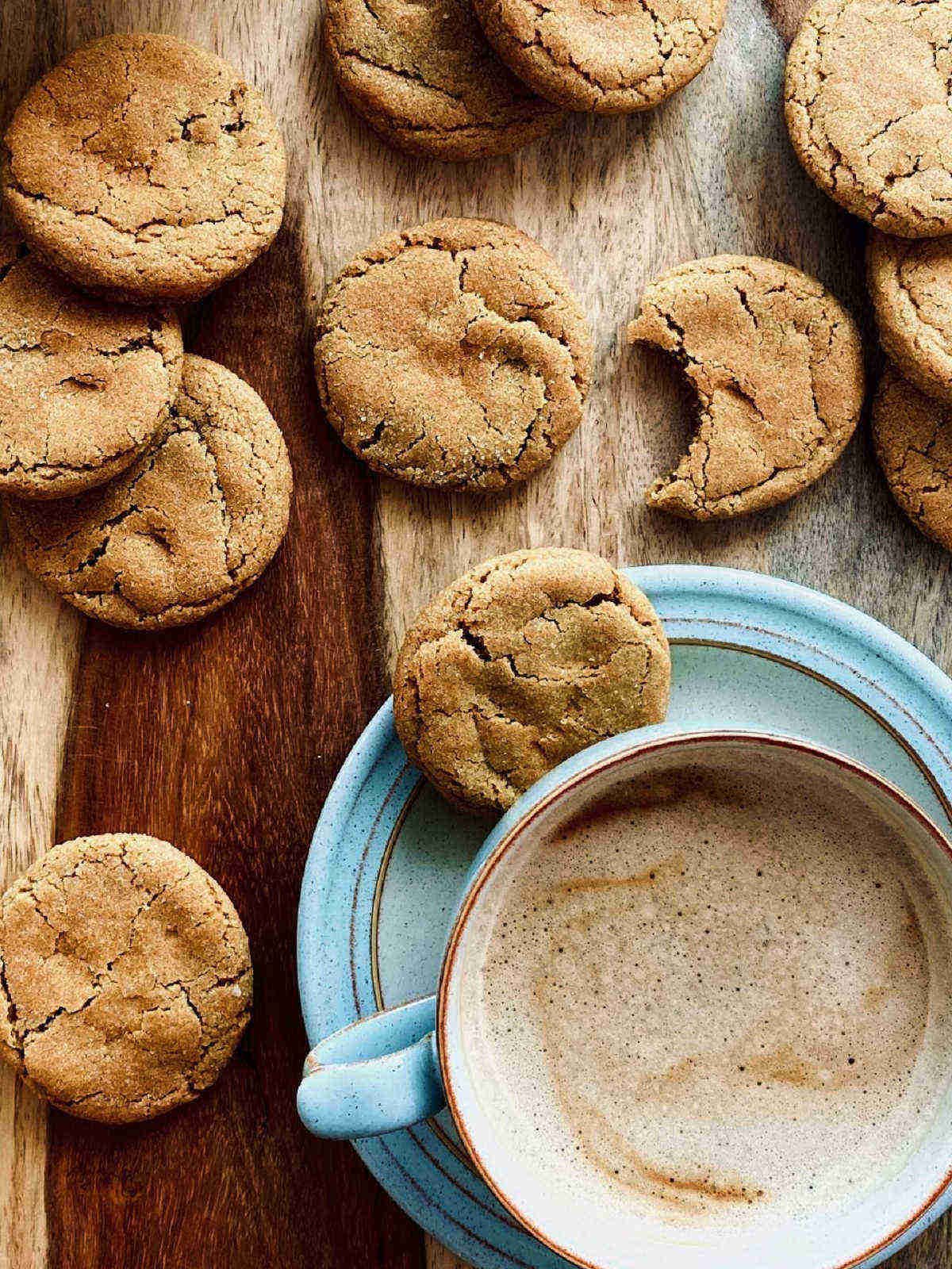 Soft and Chewy Gingerbread Cookies