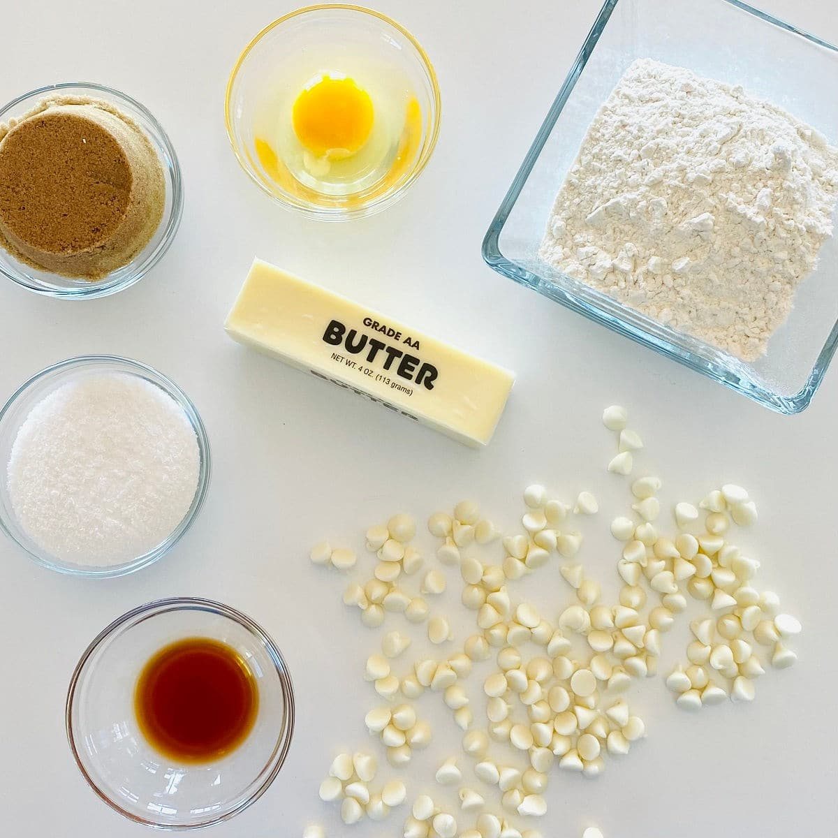 brownie blondies - blondie batter ingredient shot