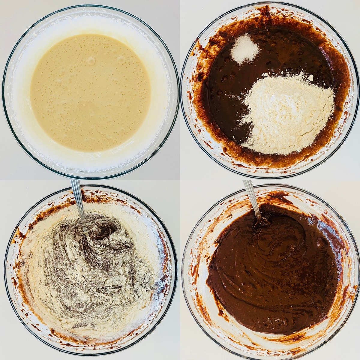 Cherry Brownies process shots 9-12.