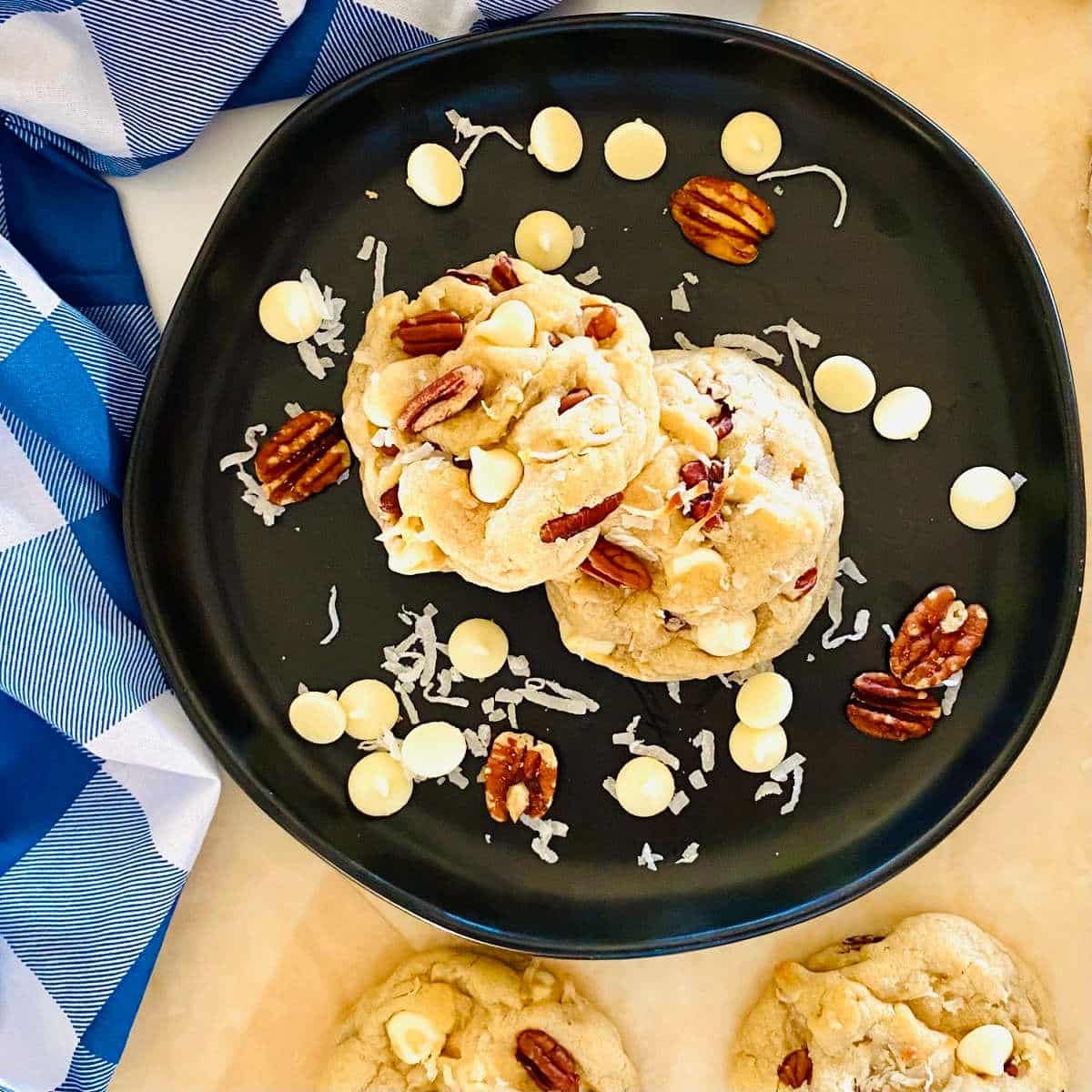 coconut pecan cookies recipe.