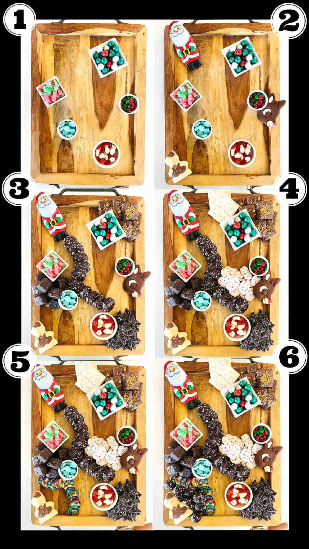 how to make a christmas charcuterie board process shots 1 thought 6