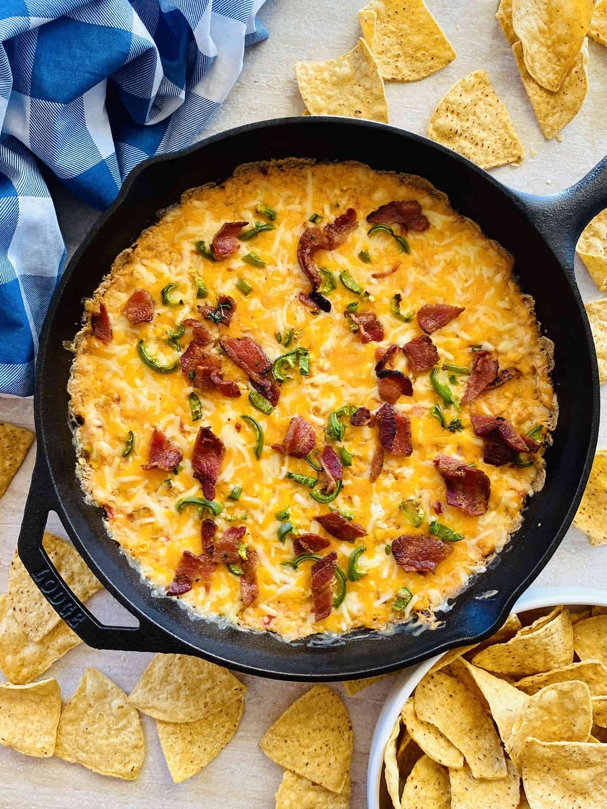 corn dip with rotel.