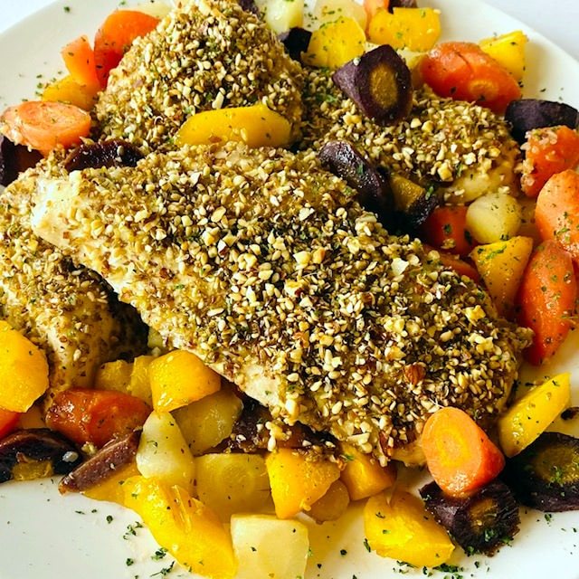 Dukkah-Spice-Chicken-on-plate-close-up