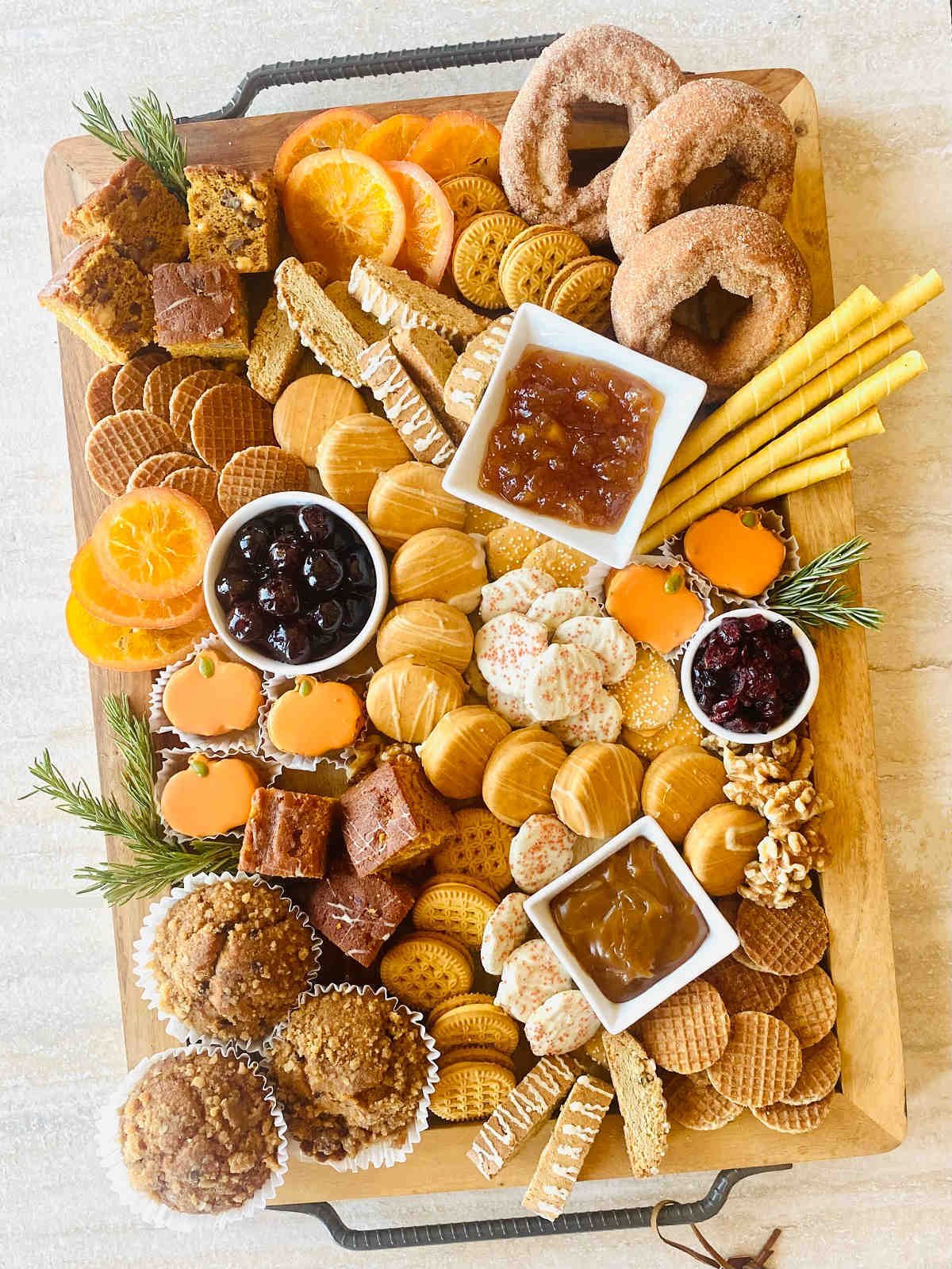 easy fall charcuterie board.