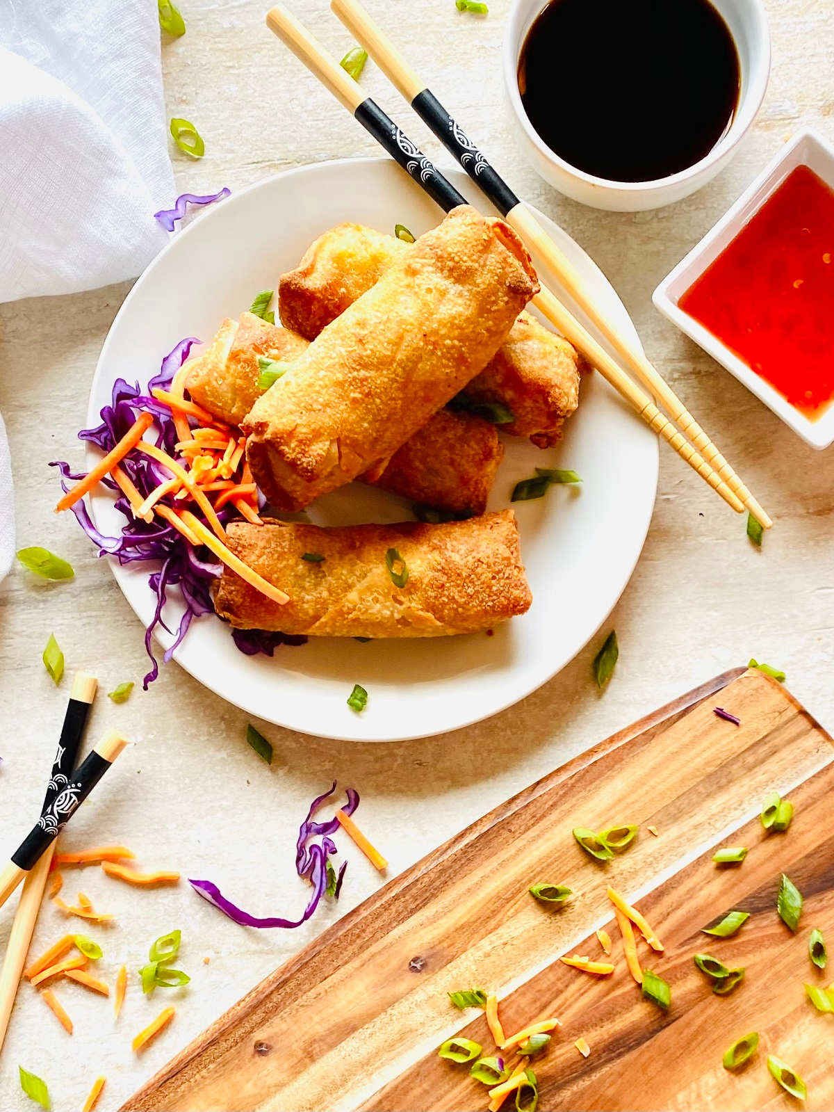 Frozen Egg Rolls in Air Fryer