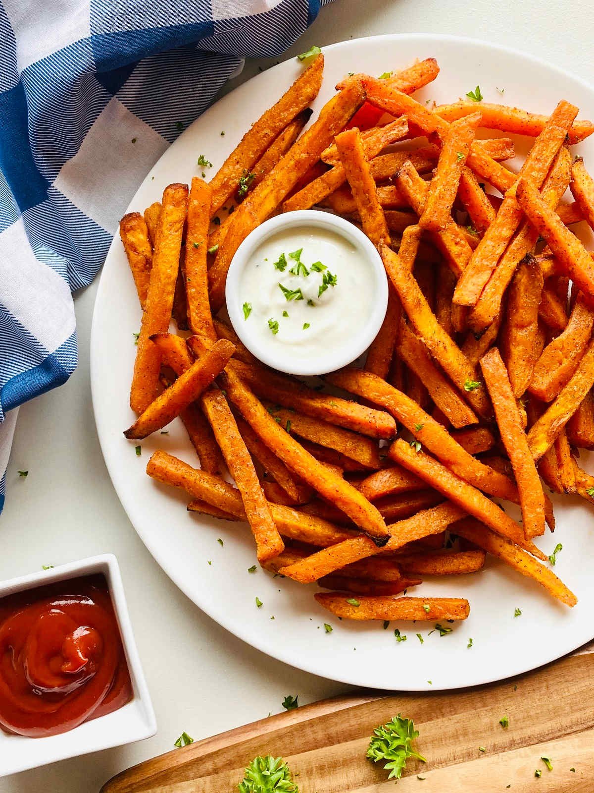 Frozen Sweet Potato Fries in Air Fryer