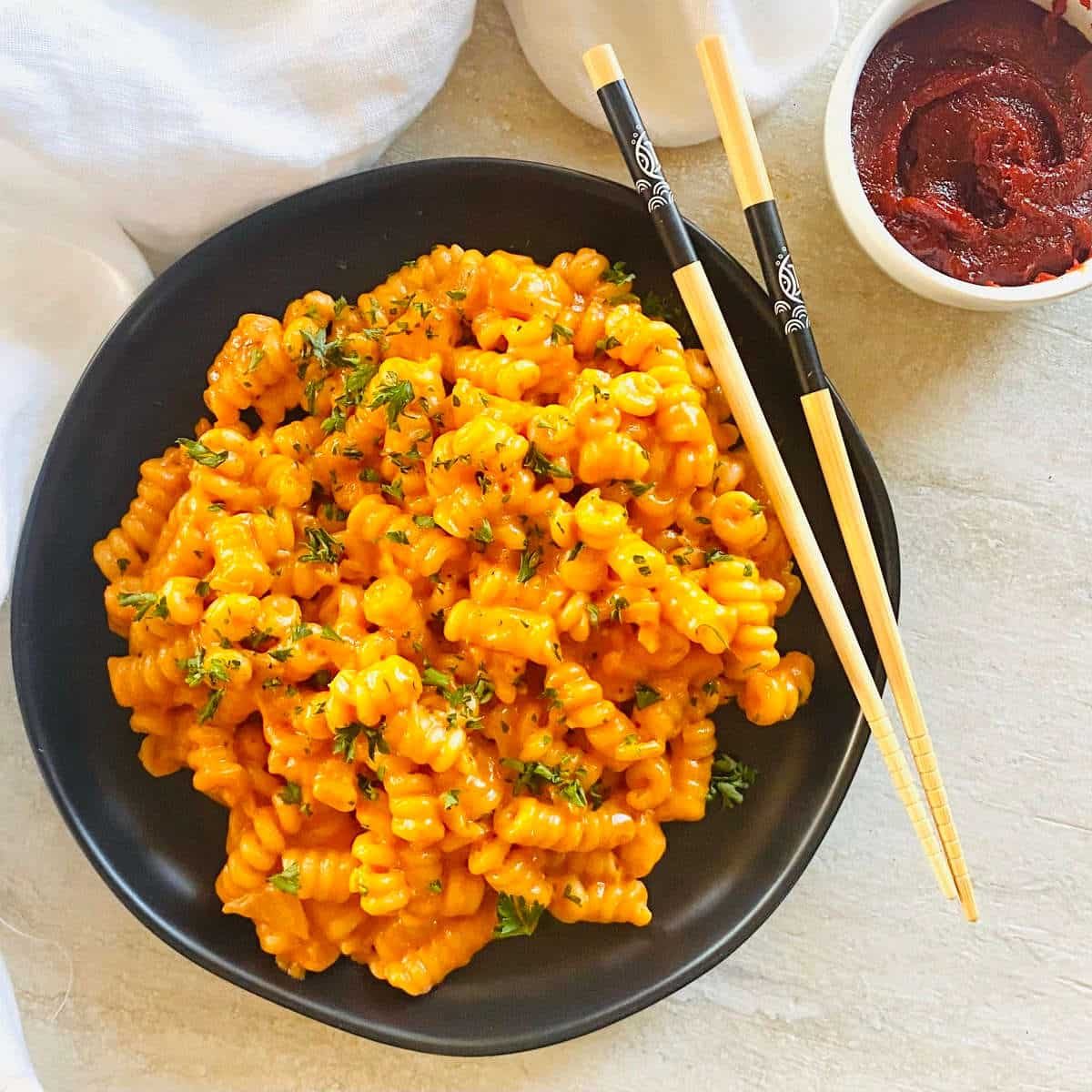 gochujang pasta.
