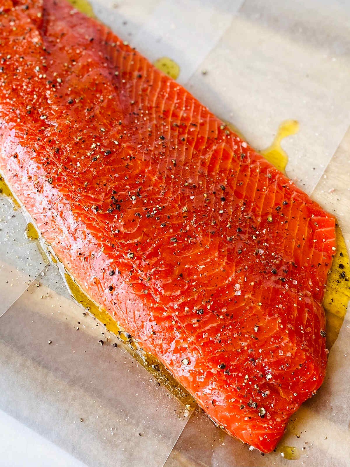 Grilled Wild Caught Sockeye Salmon