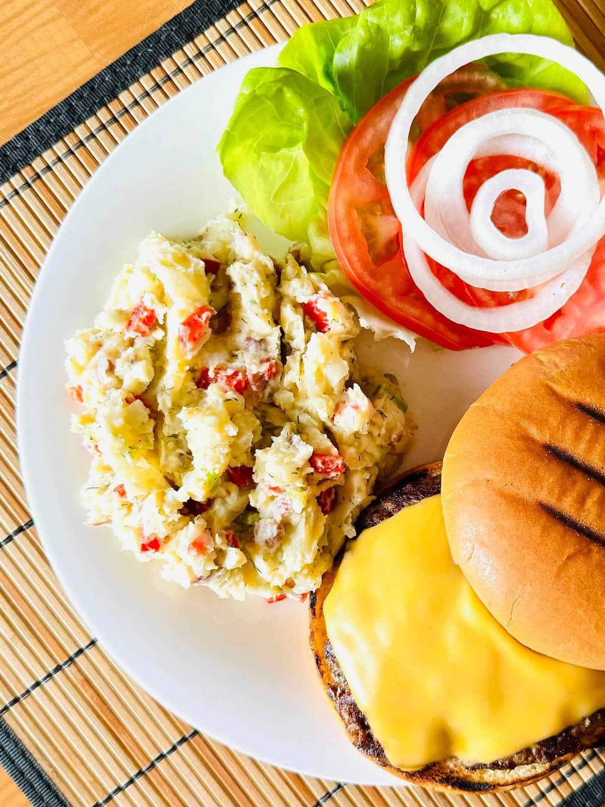 Healthy No Mayo Potato Salad