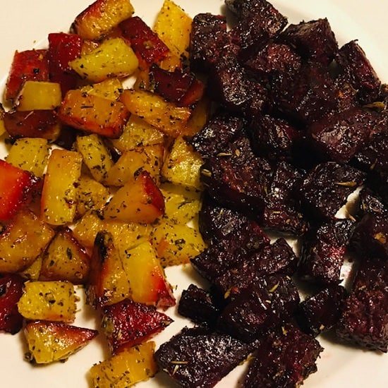 Herb Garlic Roasted Beets