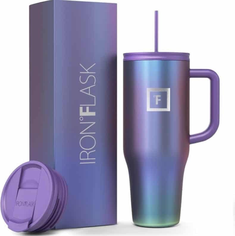 iron flask.