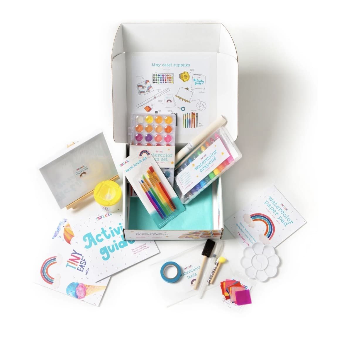tiny easel kids art set.