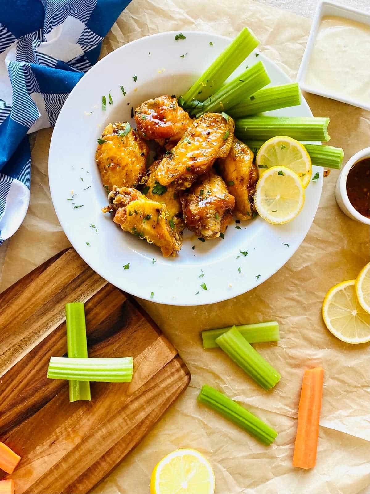 Honey Lemon Pepper Wings