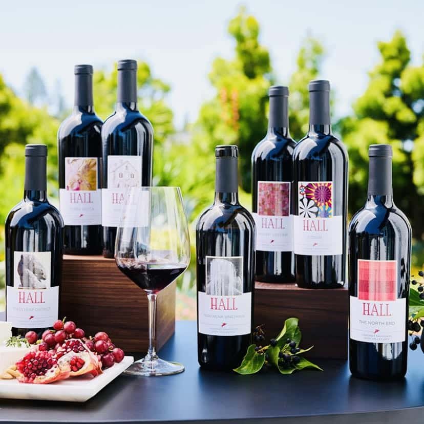 bottle of recommended cabernet sauvignon to pair with wagyu steak.