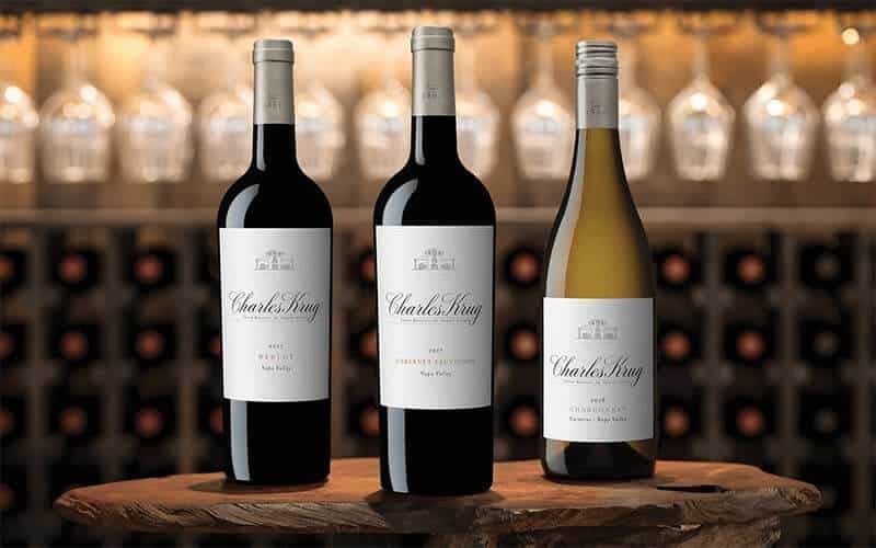 picture of recommended merlot to pair with wagyu steak.