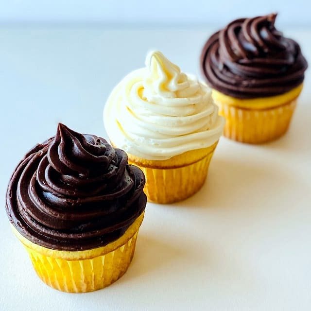 How to Improve Boxed Cake Mix-chocolate-and-vanilla-cupcakes