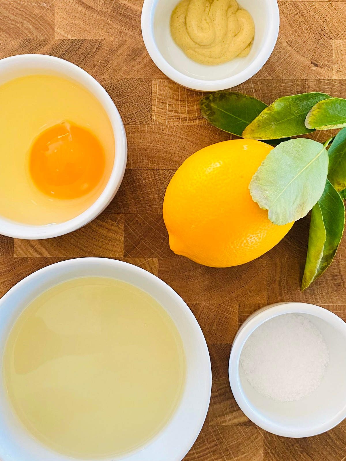 mayonaise recipe ingredients.