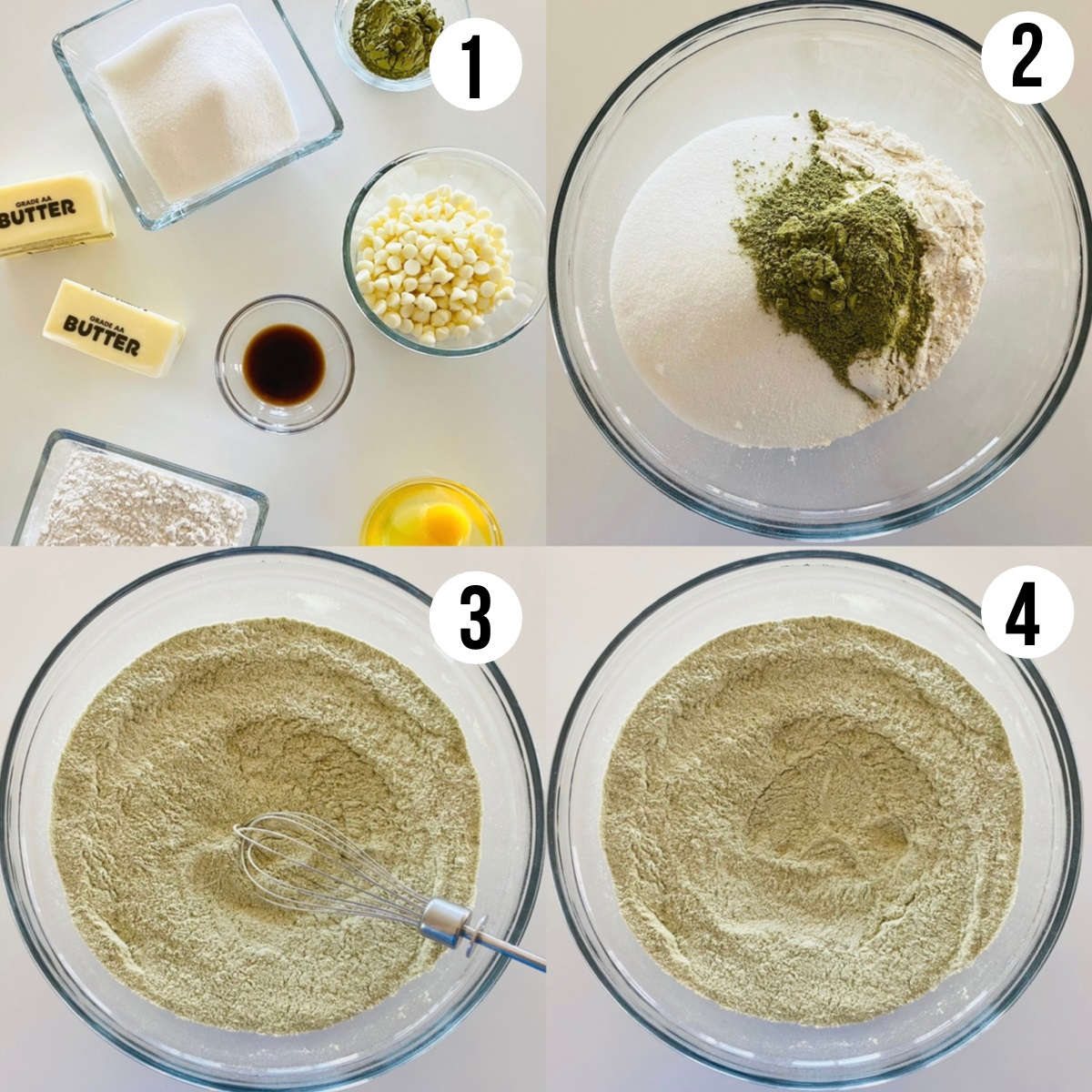 matcha brownies process shots 1 thought 4
