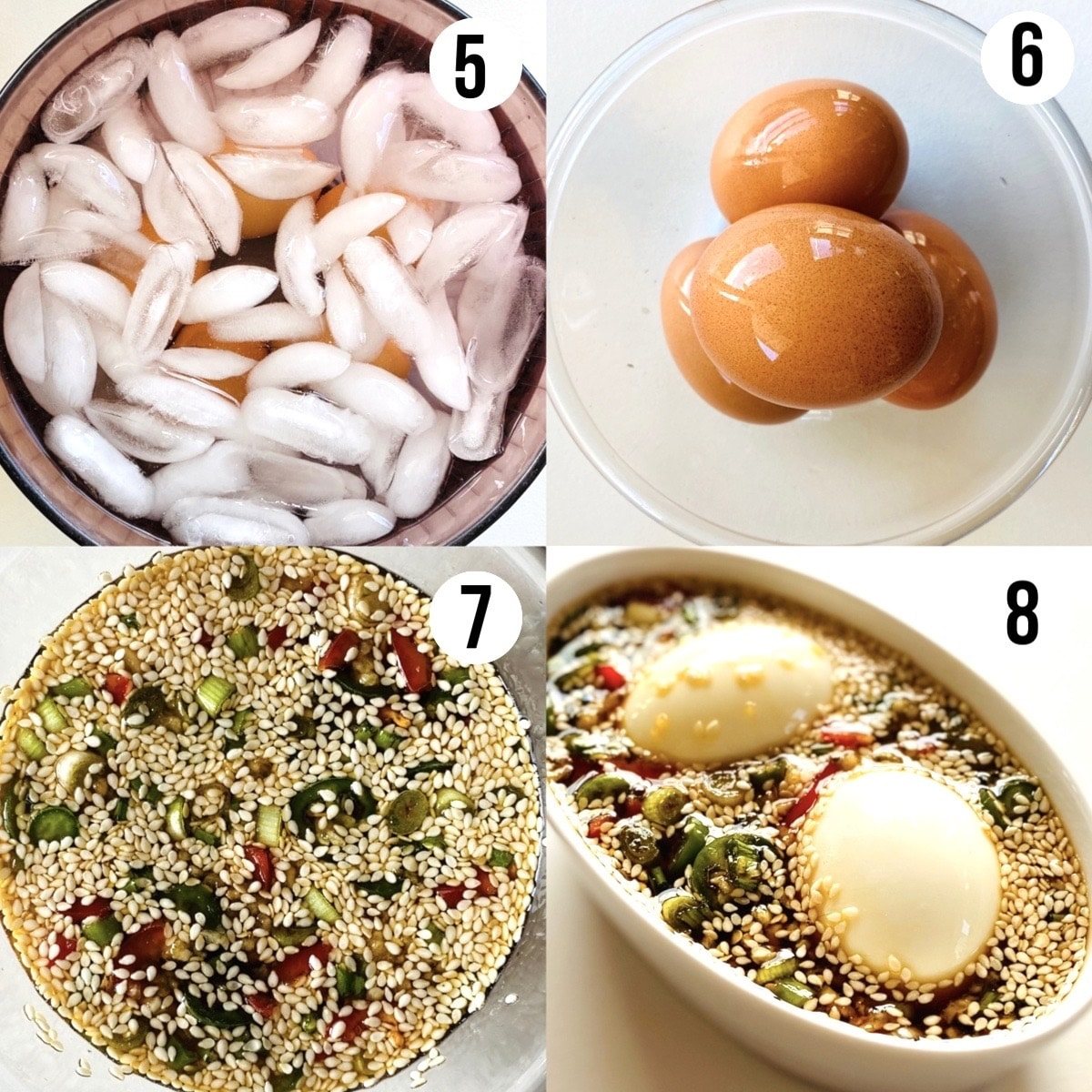 mayak eggs process shots 5-8