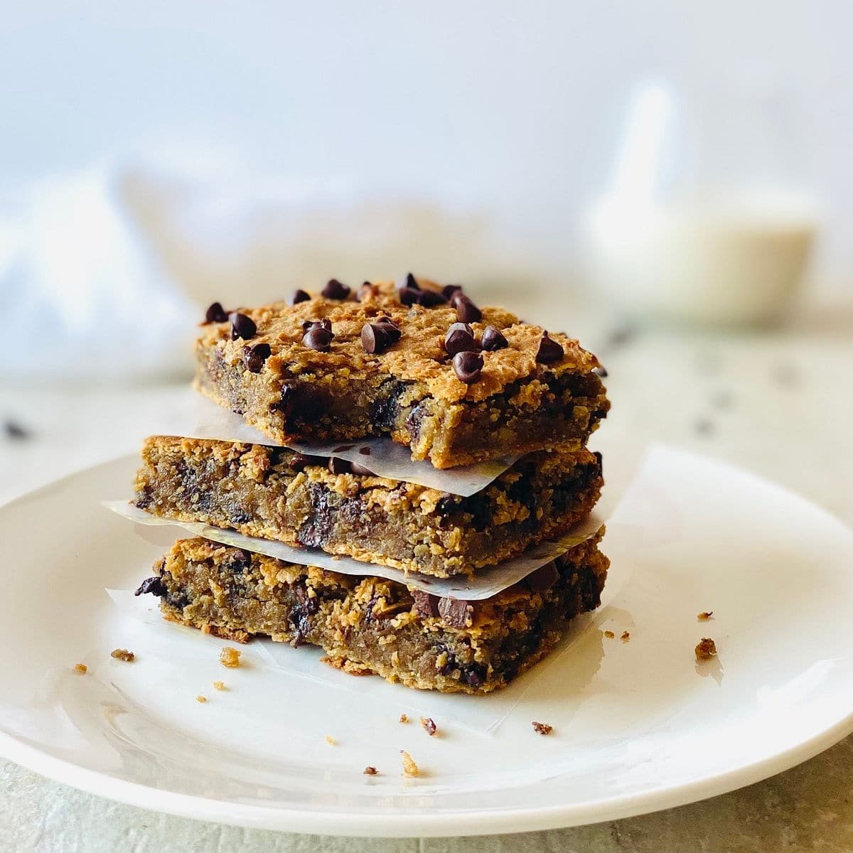 chick pea blondies