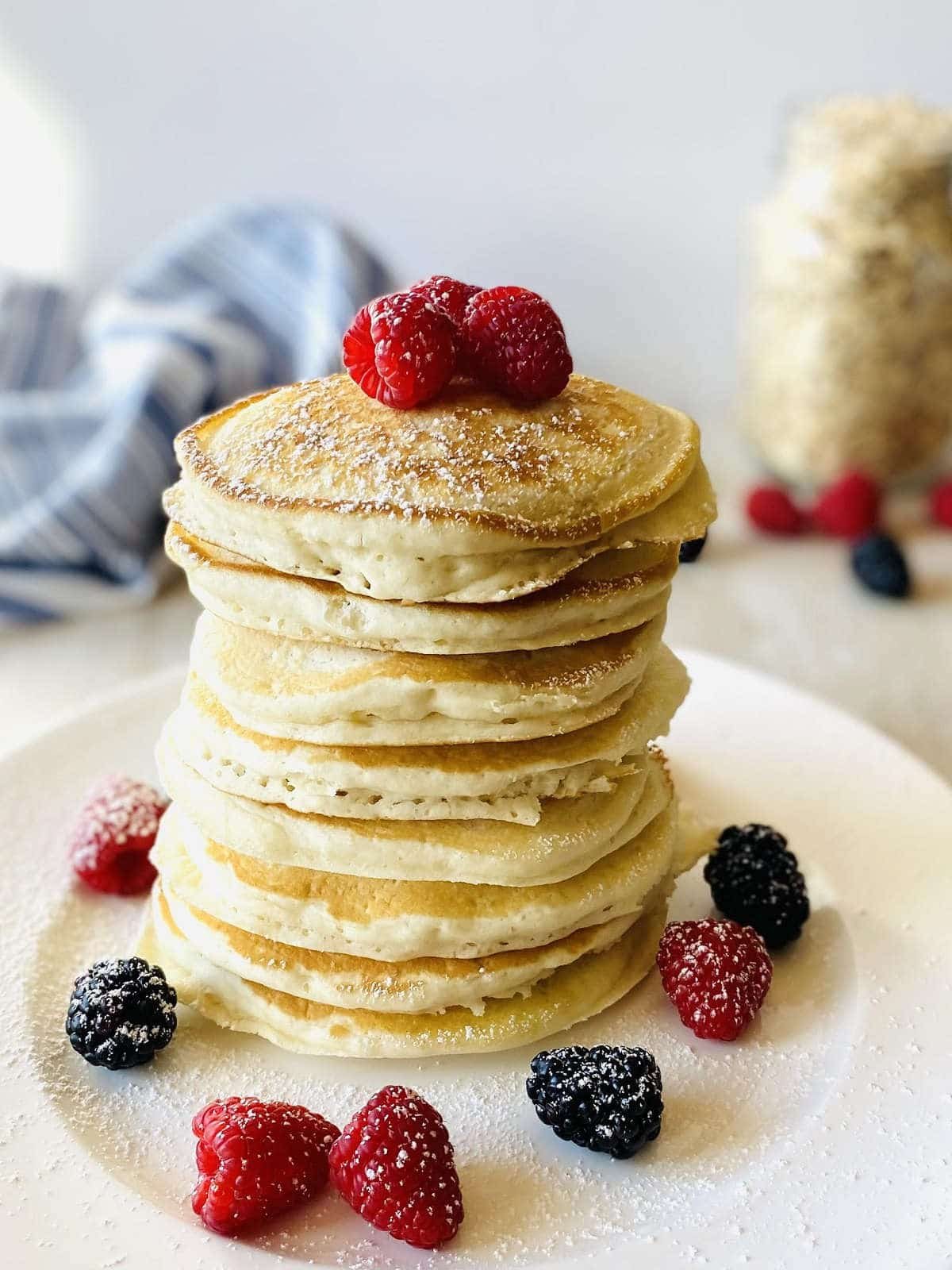Oat Flour Pancakes