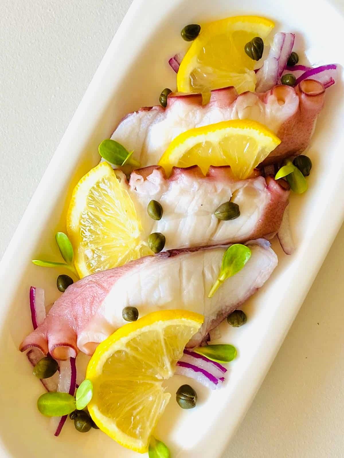tako sashimi.