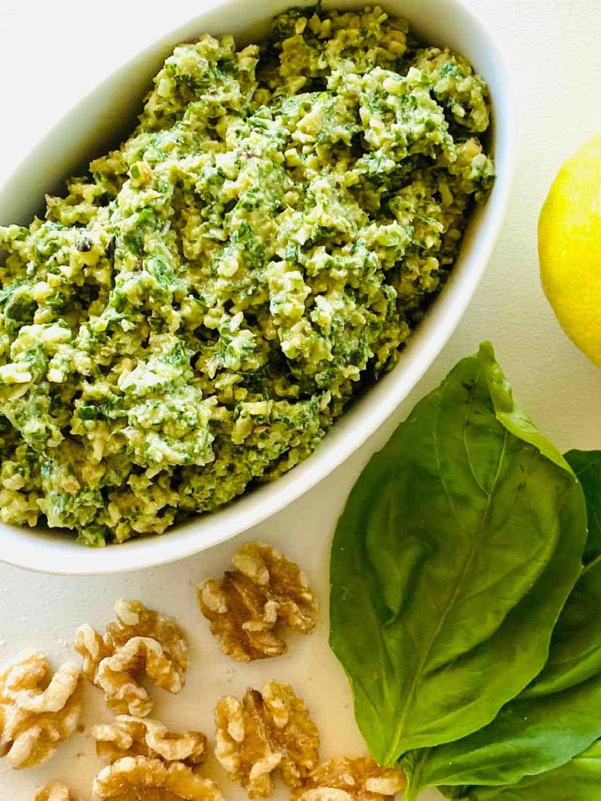 Pesto without Pine Nuts