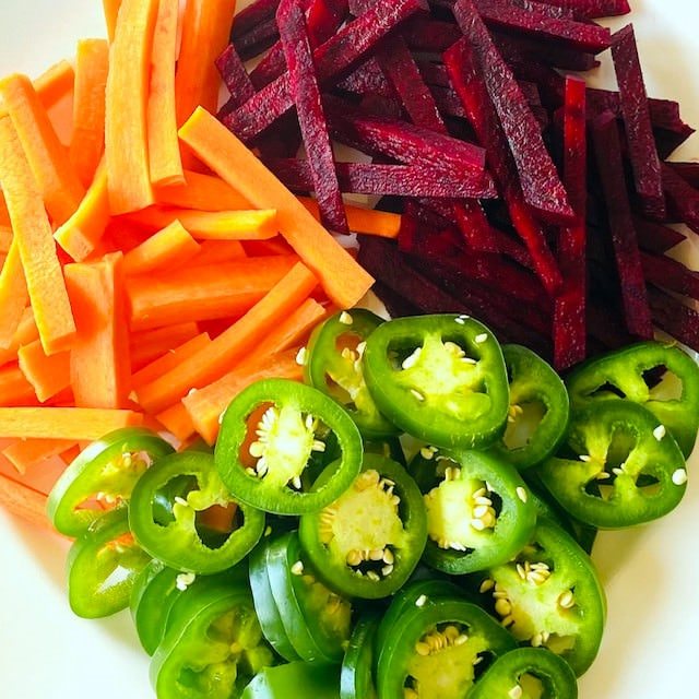 beets-carrots-jalapenos-on-plate
