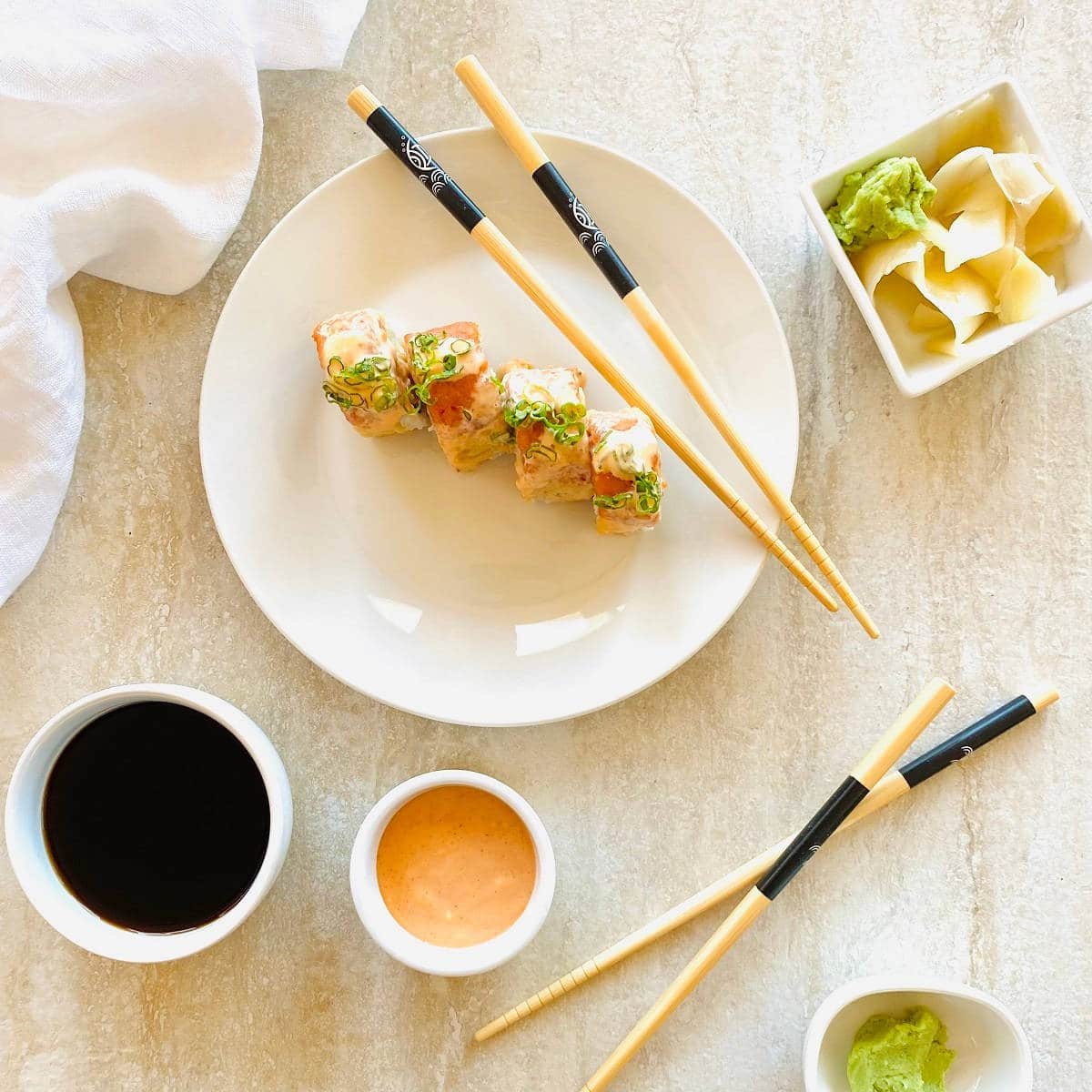 dragon roll sushi