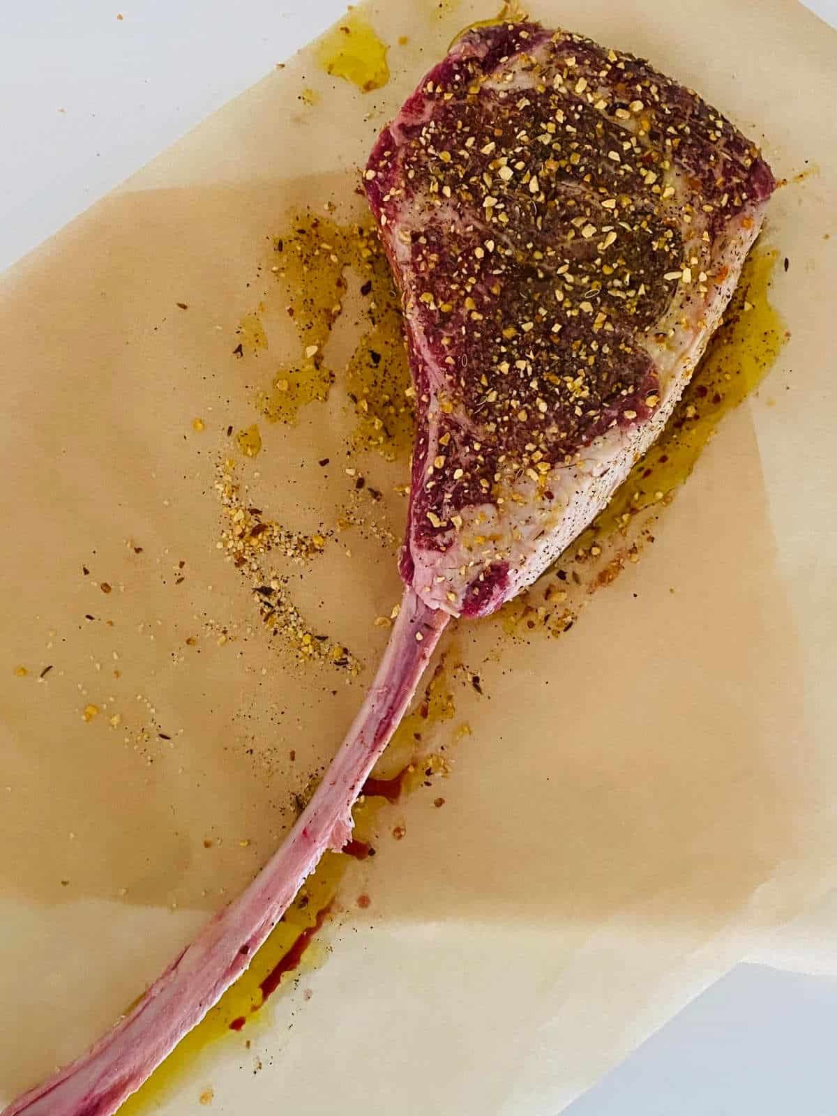 reverse sear tomahawk.