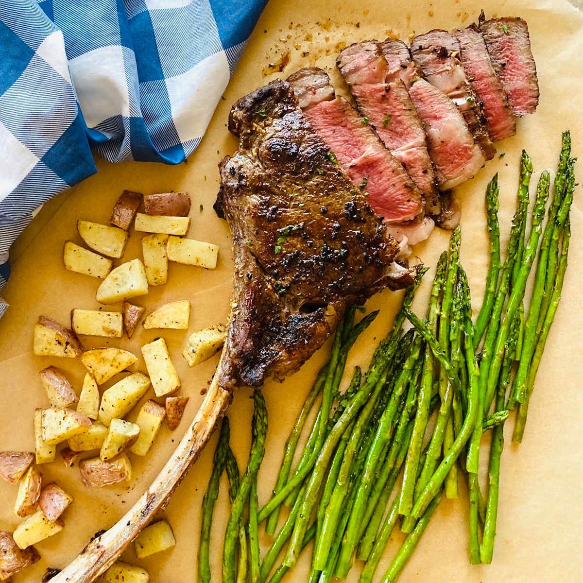 reverse sear tomahawk steak recipe.