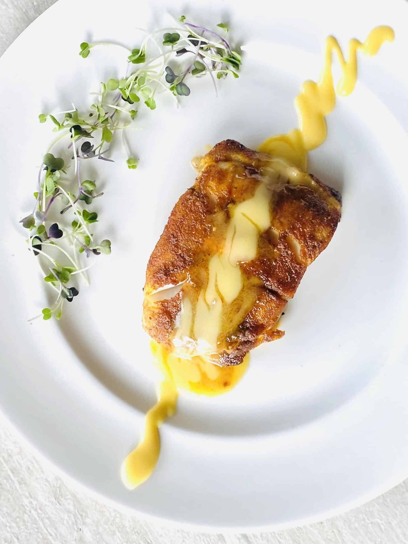 Bronzed Sablefish with Orange Beurre Blanc Sauce