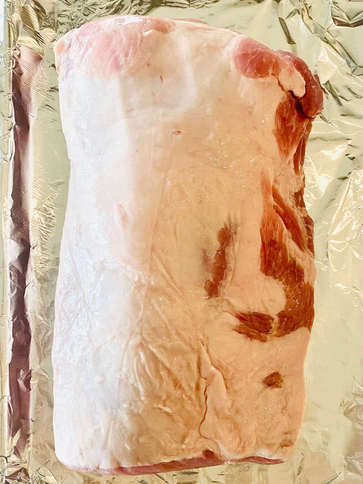 pork loin raw.