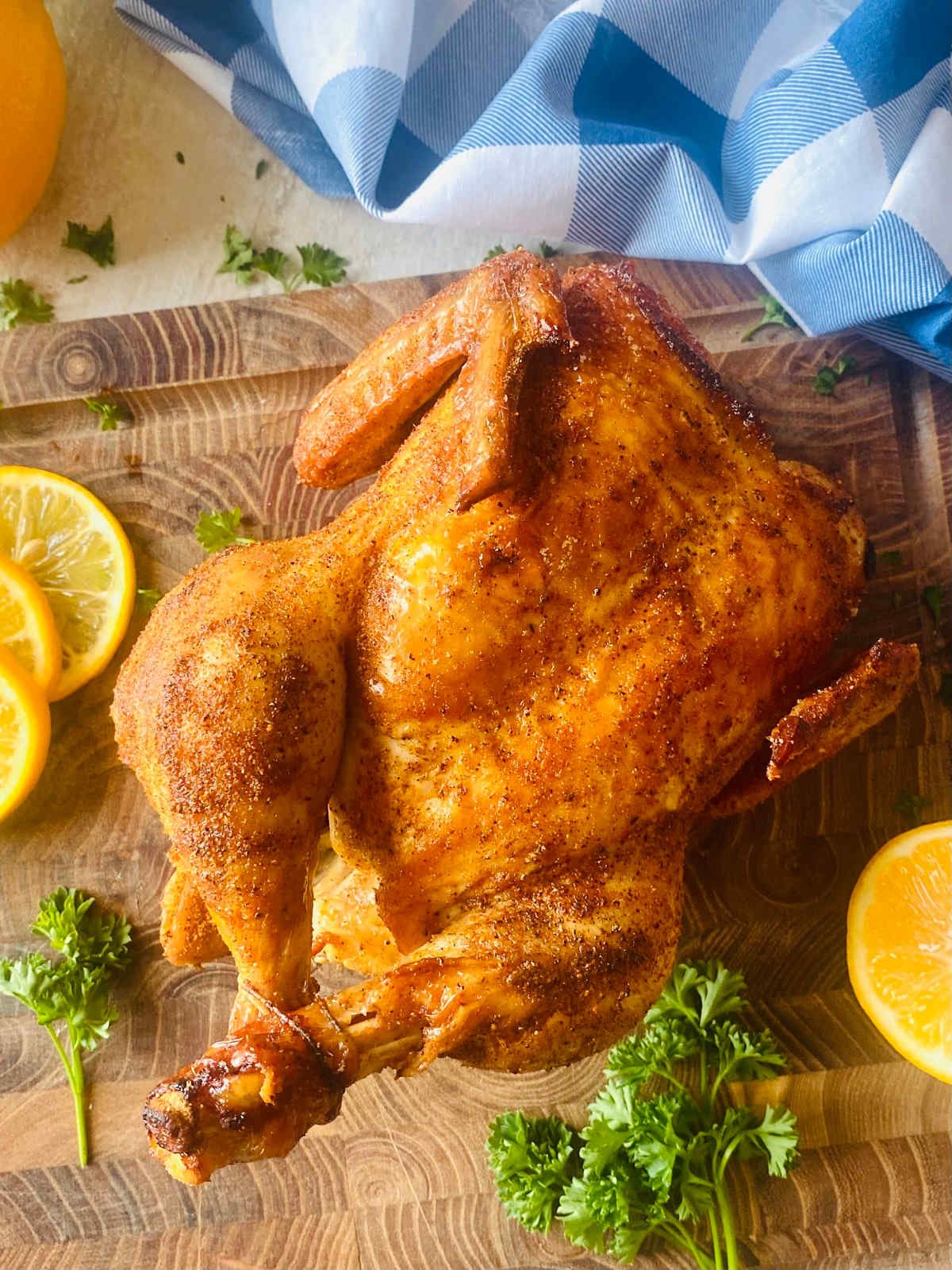 pit boss whole chicken.