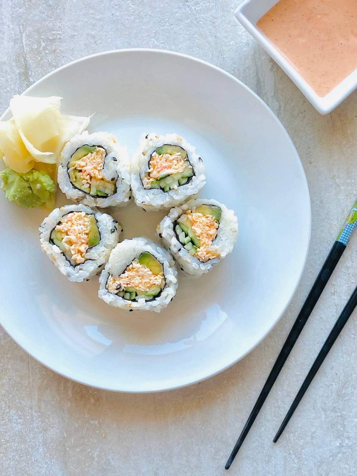 Spicy Kani Roll | Spicy Crab Roll (Kani Sushi Recipe)