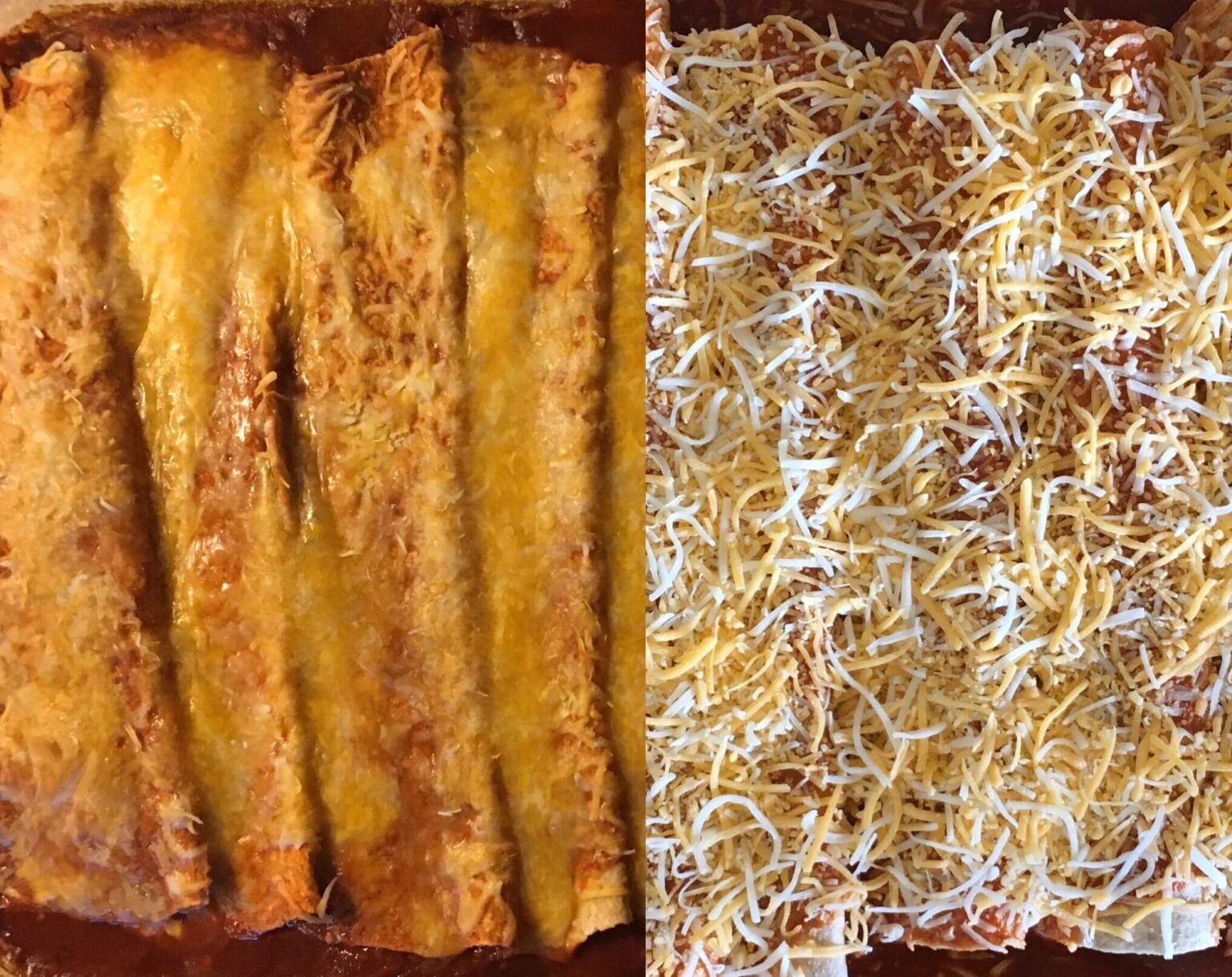 Super Easy Cheese Enchiladas