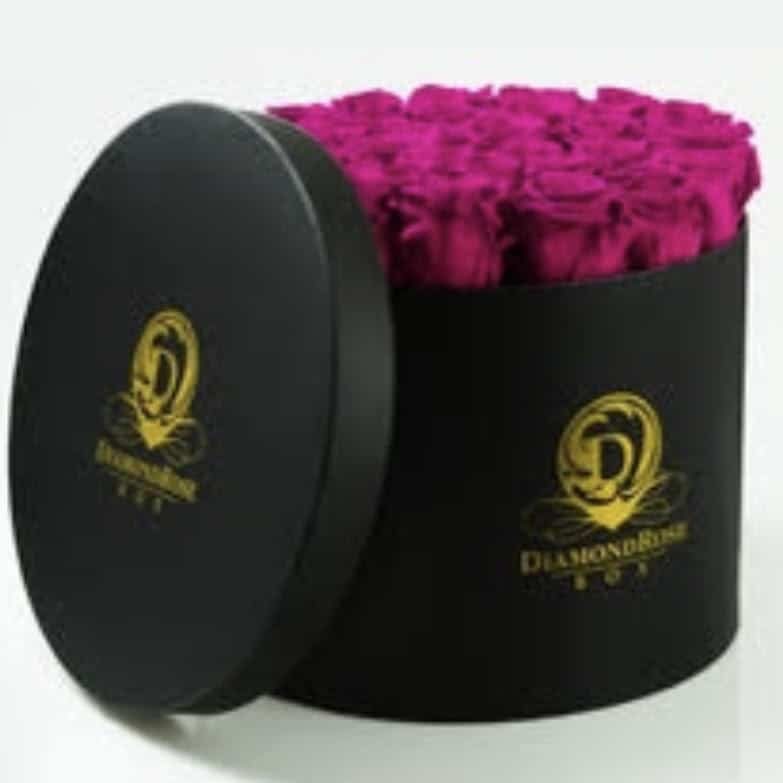 diamond box roses.