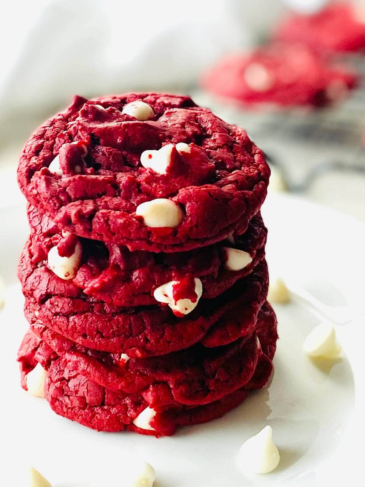 duncan hines cake mix cookies in a stack