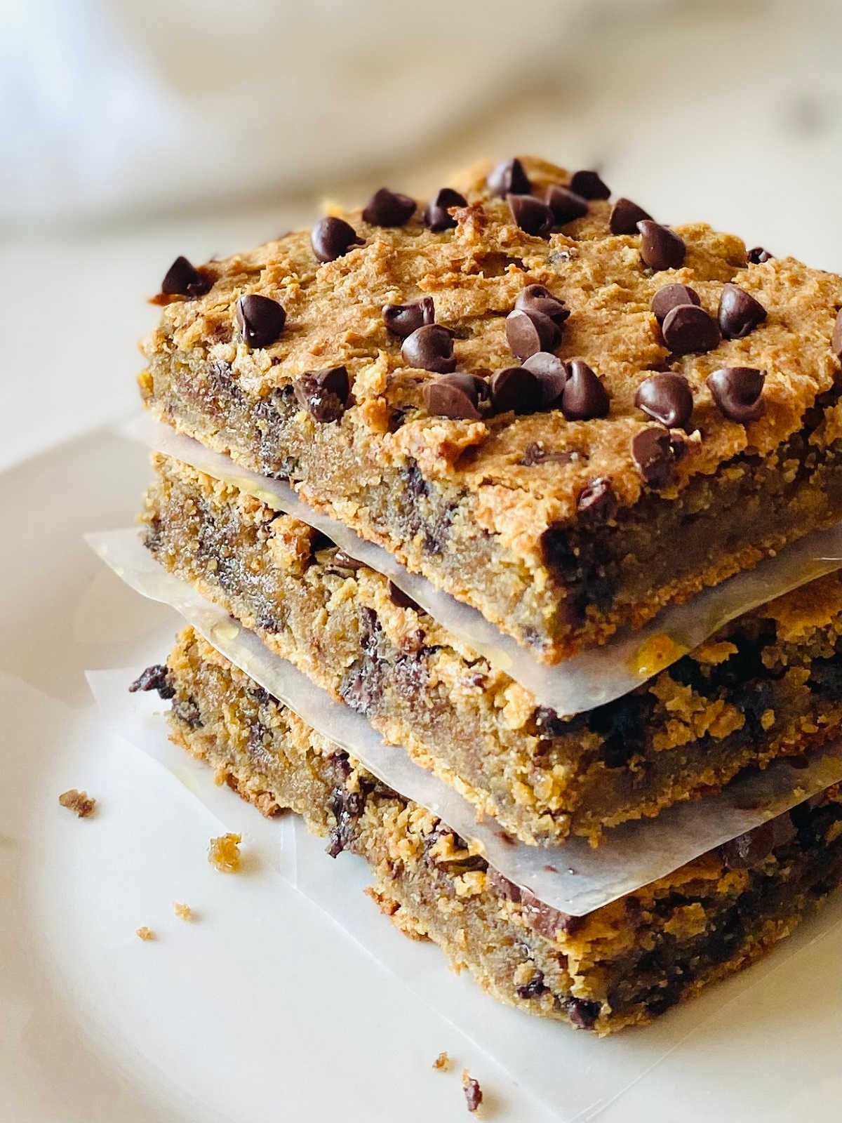 vegan blondies