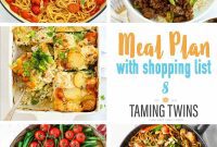Fresh Flavors Week Eight Meal Planner