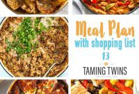 Meal Plan 13: One-Pot Delights
